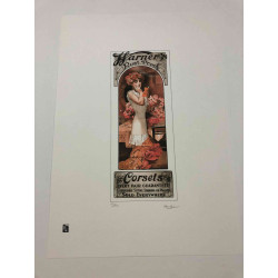 Set de litografía Alphonse Mucha 50x70 cm