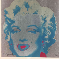 Andy Warhol Lithografie uit set 60x60 cm
