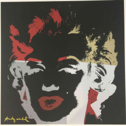 Litografía Andy Warhol off set 60x60 cm