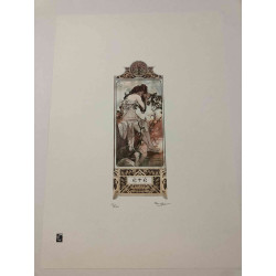 Set de litografía Alphonse Mucha 50x70 cm
