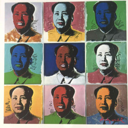 Litografia de Andy Warhol off set 60x60 cm