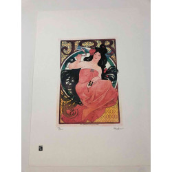 Set de litografía Alphonse Mucha 50x70 cm