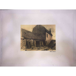 Adolf Hitler litografia off set cm 50x70 timbro del Reich