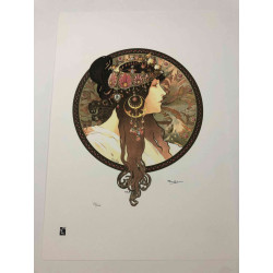 Set de litografía Alphonse Mucha 50x70 cm