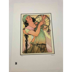 Set de litografía Alphonse Mucha 50x70 cm